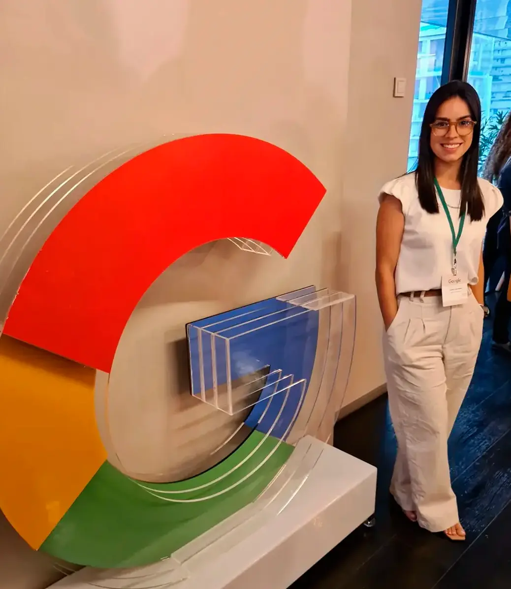 Woman lawyer at a Google event
